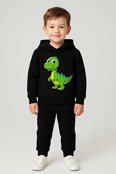 DOCE ELEGANTE SET DE TRENING PENTRU COPII CU IMPRIMARE DINO