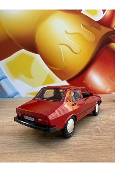 scntoys Renault 12 Toros Diecast Car with Sound and Light Opening Doors Nostalgic Toros Car Metal