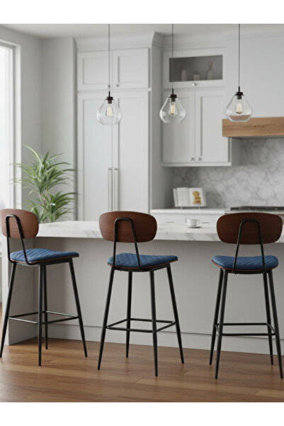 Bec4 مقعد بار عصري جلد مبطن