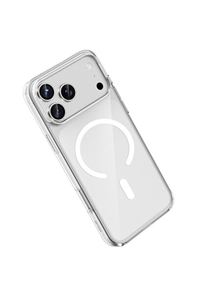 Green Lion جراب MagSafe Crystal Clear لهاتف iPhone 17 Pro Max - مغناطيس N52، ...