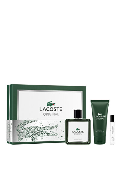 Lacoste Original EDP 100 ml + 100 ml Duş Jeli + 7,5 ml Erkek Parfüm Seti