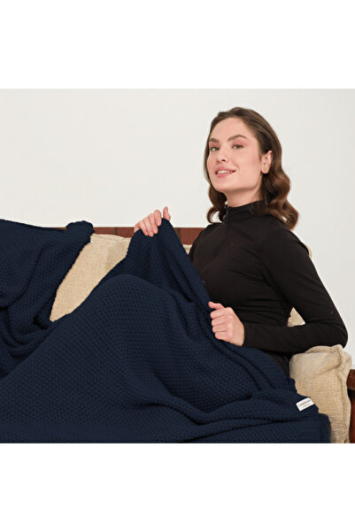 Miespiga Coco Rice Knitted Pompom Knitwear Tv Blanket Throw Sofa Shawl