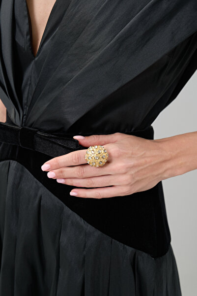 Roman Taşlı Yüzük Standart Renk K2586312_089