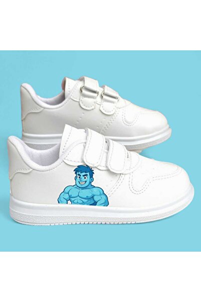 LİASSHOES albastru puternic copil cu imprimeu pantofi sport pentru copii cu b...