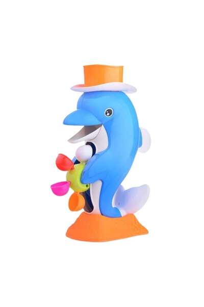 ProNice bath toy set, dolphin with float, fishing net, 45.2x11.5x33.3 cm