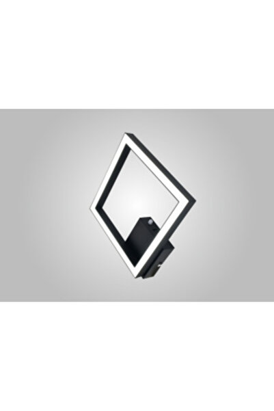 RFAN Lampă de perete LED, model FX20679-1, cu telecomandă, 3 tipuri de lumină, 20W, neagră