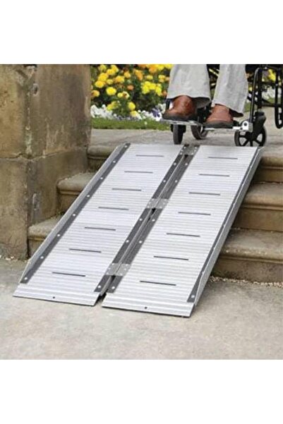 Generic منحدر كرسي متحرك قابل للطي من الألومنيوم بطول 4 أقدام و1.22 متر