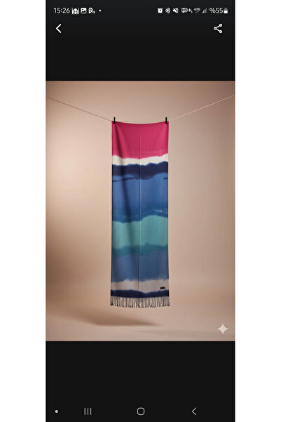 Cashmere Cashmere Degraded Wool Shawl-13