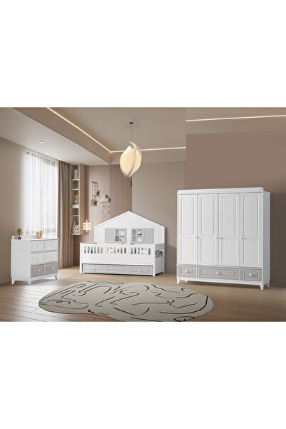 Cozibo Aymini Lorena 4 Kapılı Bebek Odası Takımı