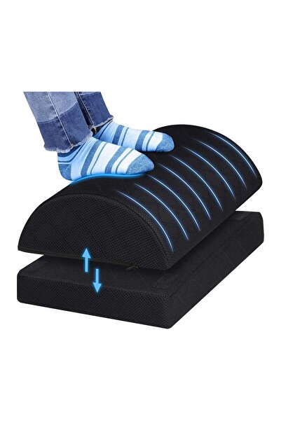 AlsayedP Foot Rest for Under Desk - Adjustable Foam Back & Hip Pain Relief (B...
