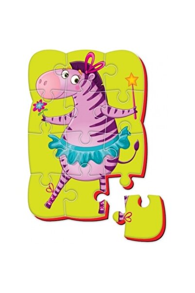 Roter Kafer Puzzle magnetic A5 Zebră,