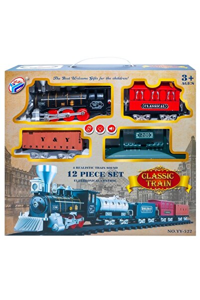 Robentoys Tren alimentat de baterii cu șine