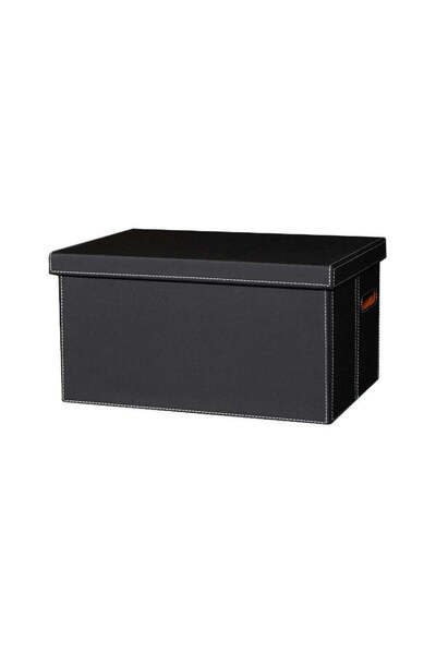 Generic Foldable Car Storage Box | High-quality Faux Leather Made Car Storage Box