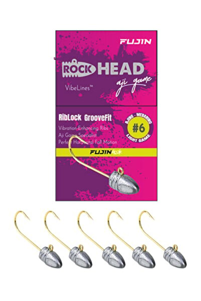 Fujin Rock-Head #6 2.5Gr Aji Game Jighead
