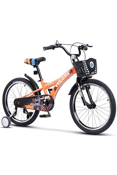 VELORS Bicicletă MTB pentru copii, 20 inch, portocalie, frână V-front / tambu...