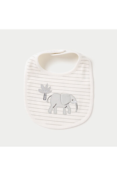 Juniors Safari Print Bib with Snap Button Closure - Set of 2