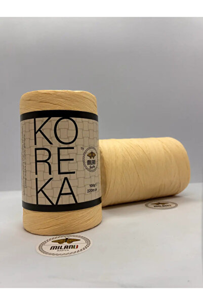 Milano Koreka Rafya El Örgü Ipliği 100gr 220mt