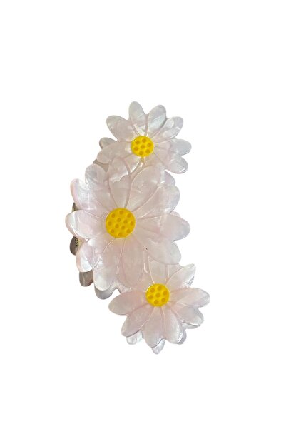 TAKIŞTIR Pink Color Flower Figured Bone Peg Buckle