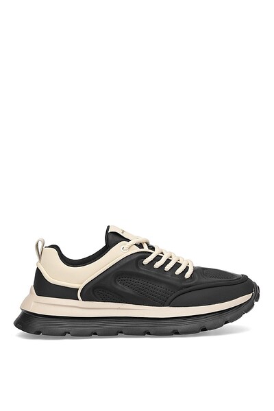 M.P. Günlük Konforlu Rahat Bağcıklı Casual Ayakkabı Siyah