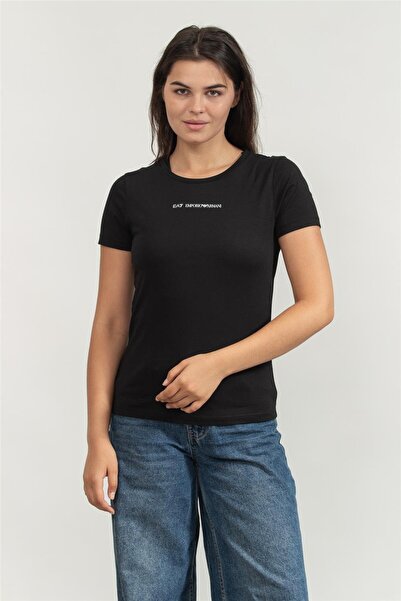 EA7 Жіноча футболка з вирізом горловини