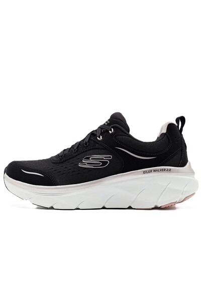 SKECHERS D'Lux Walker 2.0 Gradient Glam Memory Foam Leather Womens Sneaker Hafızalı Taban Hakiki Der