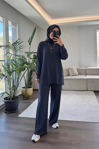 Suede Style 5715 - Stylish Comfortable Single Jersey Knitted Casual Women's Set