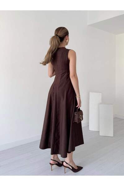 tiamoda Midi Boy EMILIA Süet Elbise