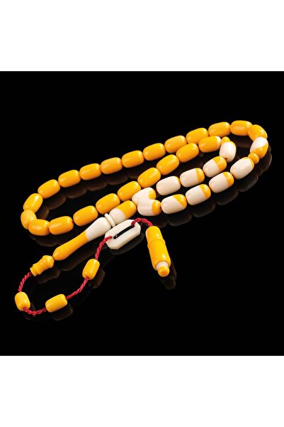 TESBİHCİBABA Alkan Usta İşçilik Bilardo Topundan Tesbih 1 Numara Sarı