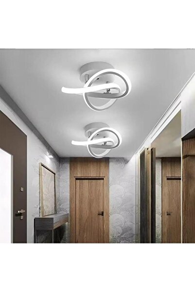 RFAN Candelabru LED, Model R9152/1WH, 3 tipuri de lumină, 33W, Alb