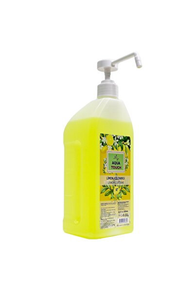 aqua touch Aqua Limon Kolonyası 1000 ml – Ferahlatıcı Klasik Limon Esansı