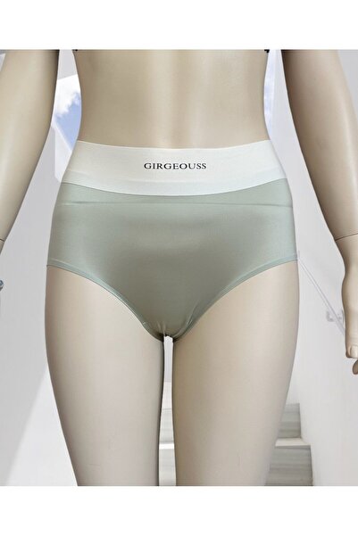 İntive Lingerie Alina, fără sudură, fără urme, talie înaltă, de calitate superioară, cu talie scrisă, alunecare ușoară