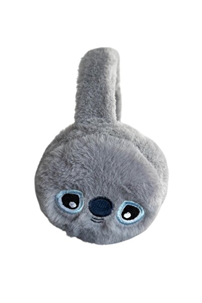 TAKIŞTIR Сірі навушники для хлопчиків з фігуркою коали