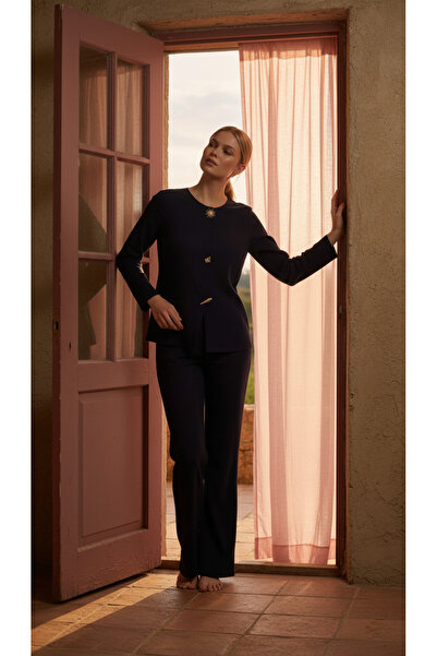 ENZİM JEANS Γυναικείο Σετ με δύο τεμάχια με λεπτομέρεια με κουμπιά