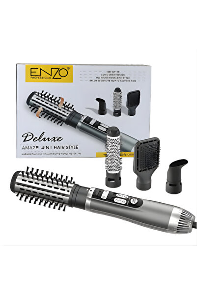 Enzo Professional ENZO EN-749 Professional 4-in-1 Hair Dryer & Volumizing Brush One-Step Hot Air Styler
