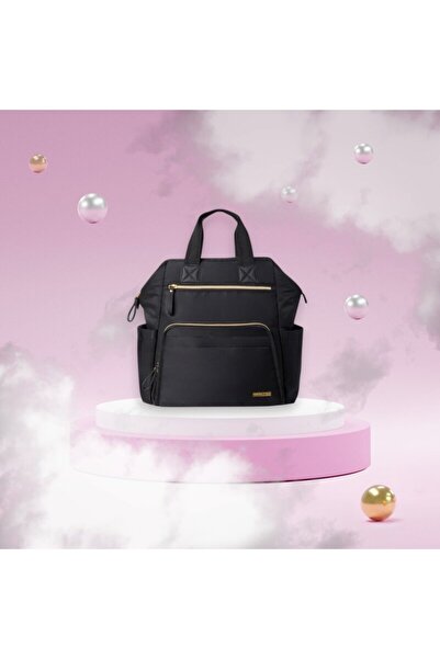 Skip Hop Geanta pentru scutece, Skip Hop, Tip rucsac, Cu deschidere larga, 36 x 37 x 16 cm, Negru