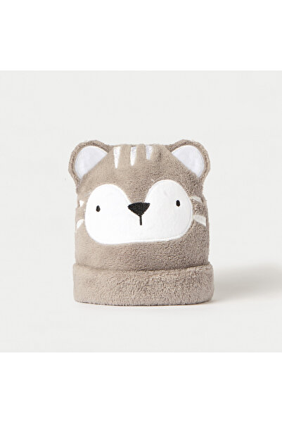 Juniors Animal Face Applique Cap and Booties Set