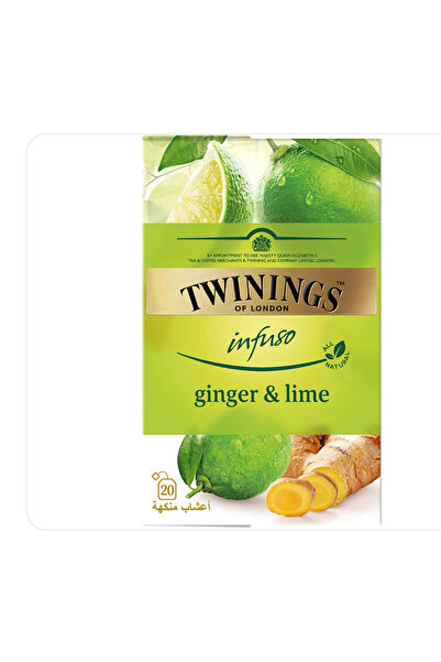 Twinings تويننجز شاي 20 حبة ginger&amp;lime