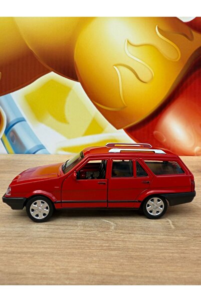 scntoys Tofaş Kartal Slx Diecast Car with Sound and Light Air Horn Tofaş Kartal Slx Red Car with Opening Doors