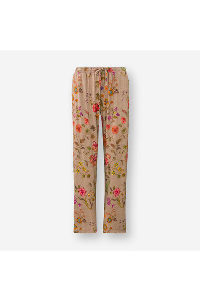 Pip Studio Pantaloni de pijama din viscoza bej Belin
