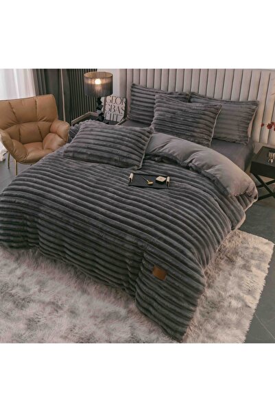 Talis Cocolino Double Bed Linen with Elastic 180x200 Liny V1 Anthracite, Coco...