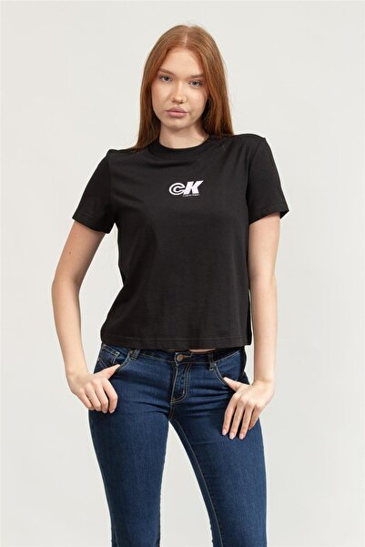 Calvin Klein Women's Black T-Shirt Lv047C839G Ub1