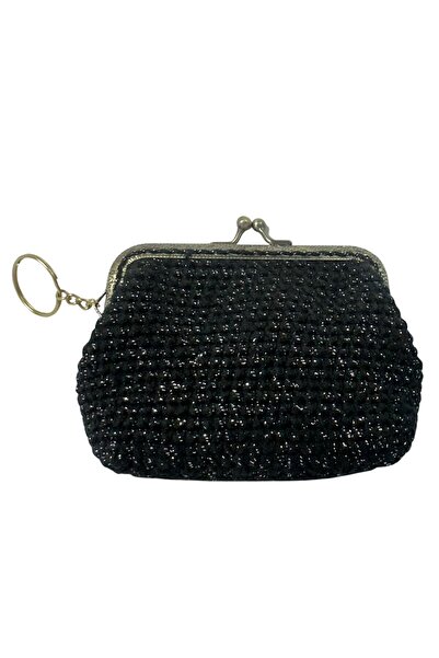Uretti - Öznur 7392 1384 Hand Knitted Glitter Model Stylish Mini Coin Purse