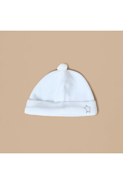 Juniors Star Embellished Velour Beanie Cap - Set of 2