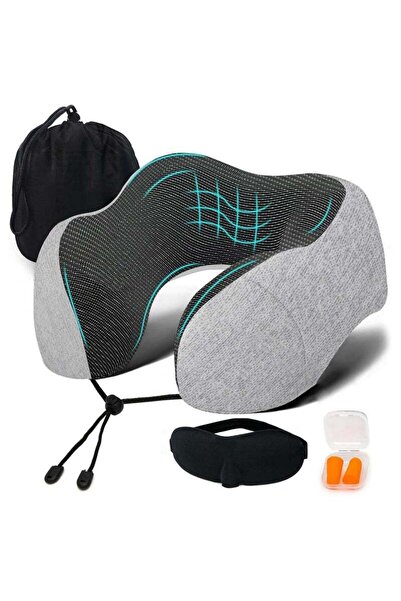 COOYA Adjustable Travel Pillow for Neck Support & Comfort, Lightweight Memory Foam Travel Neck Pillow