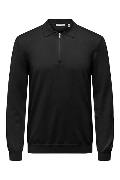 Only & Sons Men's Onswyler Life Reg 14 Half Zip Polo Knit OS22034225-4777831
