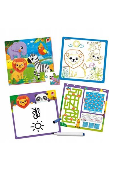 Roter Kafer Joc educativ 4 în 1, multicolor, 25 de piese