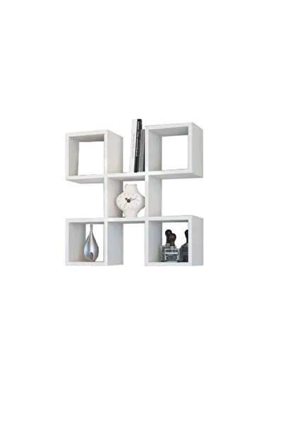 UnicSpot Raft de perete geometric Nora, 67,2 x 19,5 x 67,2 cm