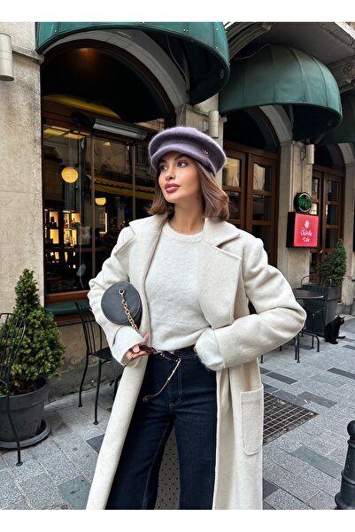 LAGRANZE Kadın Angora Baretta Şapka