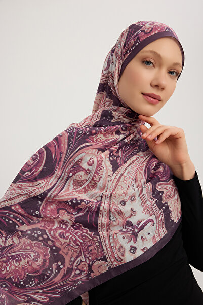 ipekistanbul Efilia Patterned Shawl - Cosmic Paisley - Powder