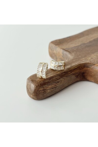 Boise Atelier Shinny Steel Earring | Çelik Küpe